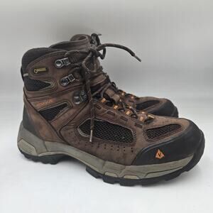 Vasque Breeze 2.0 Mid GTX Hiking Boots Shoes Mens Size 10 M Brown Leather
